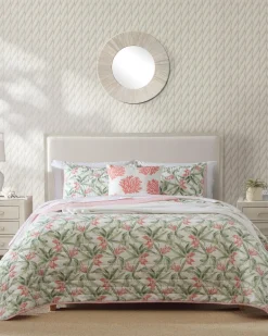 Acapulco Palms Reversible 2-Piece Twin Quilt Set