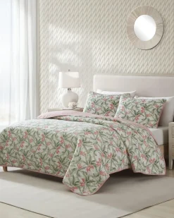 Acapulco Palms Reversible 2-Piece Twin Quilt Set