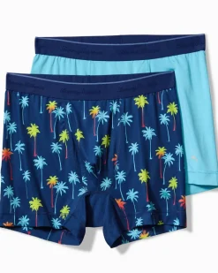 Aloha Print Tech Boxer Briefs - 2-Pack