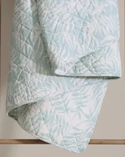 Art of Palms Reversible 3-Piece Full/Queen Quilt Set