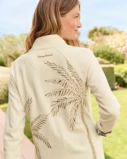 Aruba Portico Palma Embroidered Full-Zip Sweatshirt