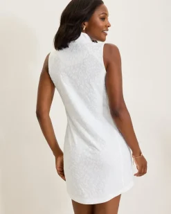 Aubrey Leopard Jacquard IslandZone® Dress