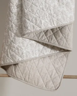 Bahama Fronds Reversible 3-Piece Full/Queen Quilt Set