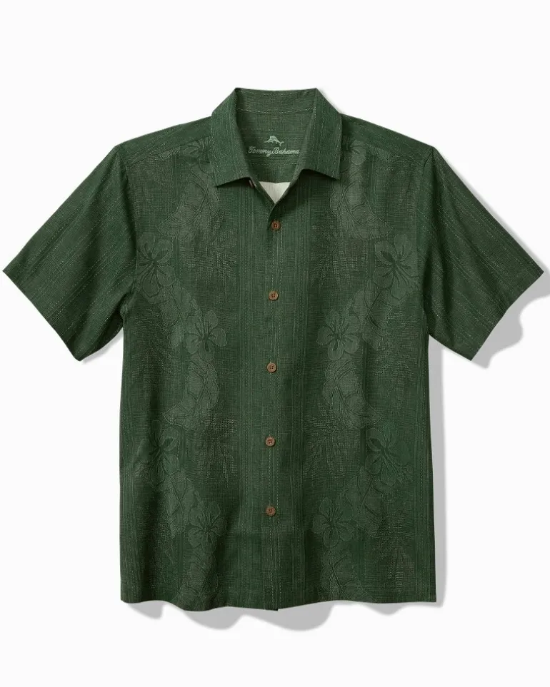 Bali Border Silk Camp Shirt