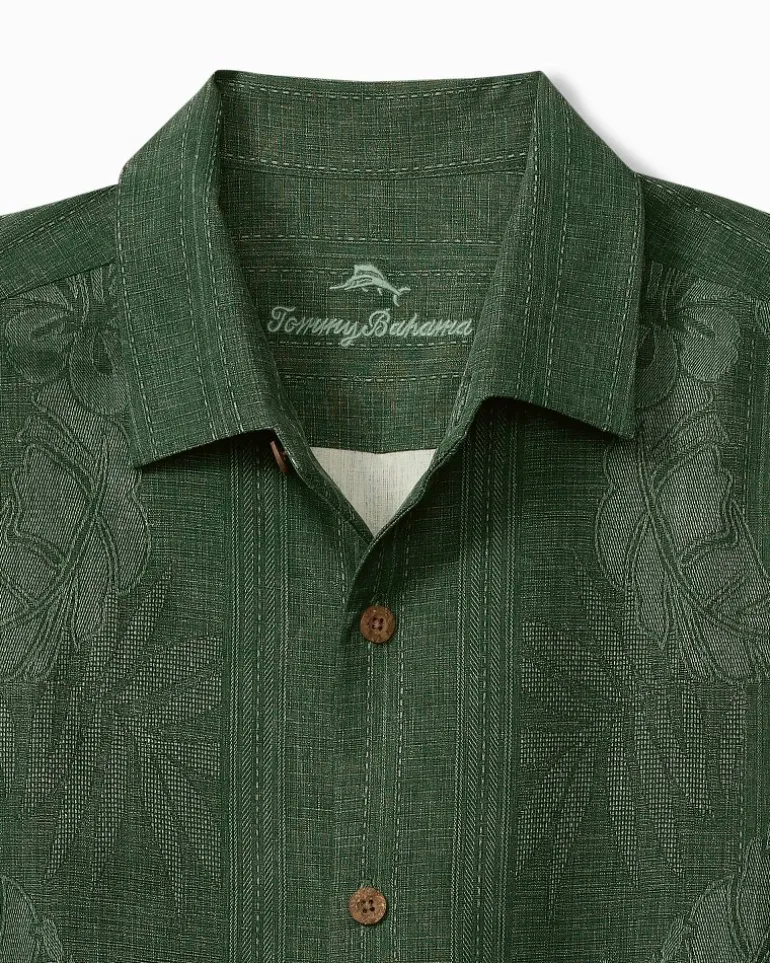 Bali Border Silk Camp Shirt