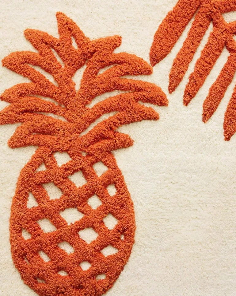 Batik Pineapple Bath Rug