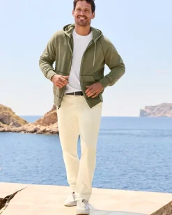 Boracay Flat-Front Chino Pants