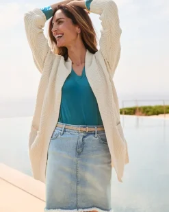 Boracay® Indigo Raw-Edge Skirt