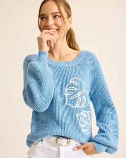 Breezy Beach Crew Sweater