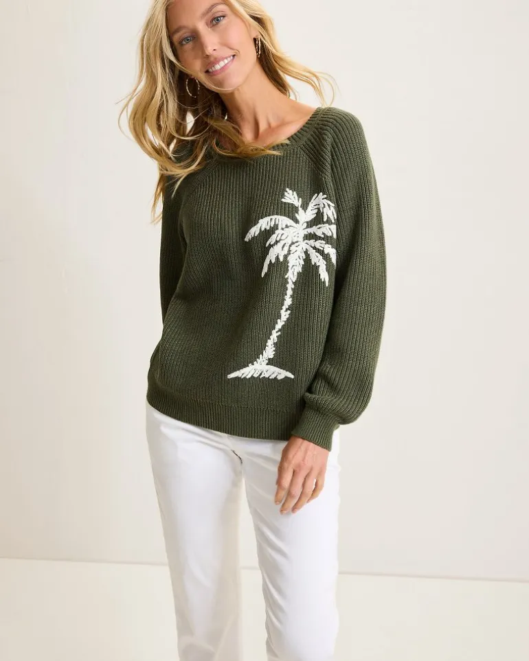 Breezy Palm Crew Pullover