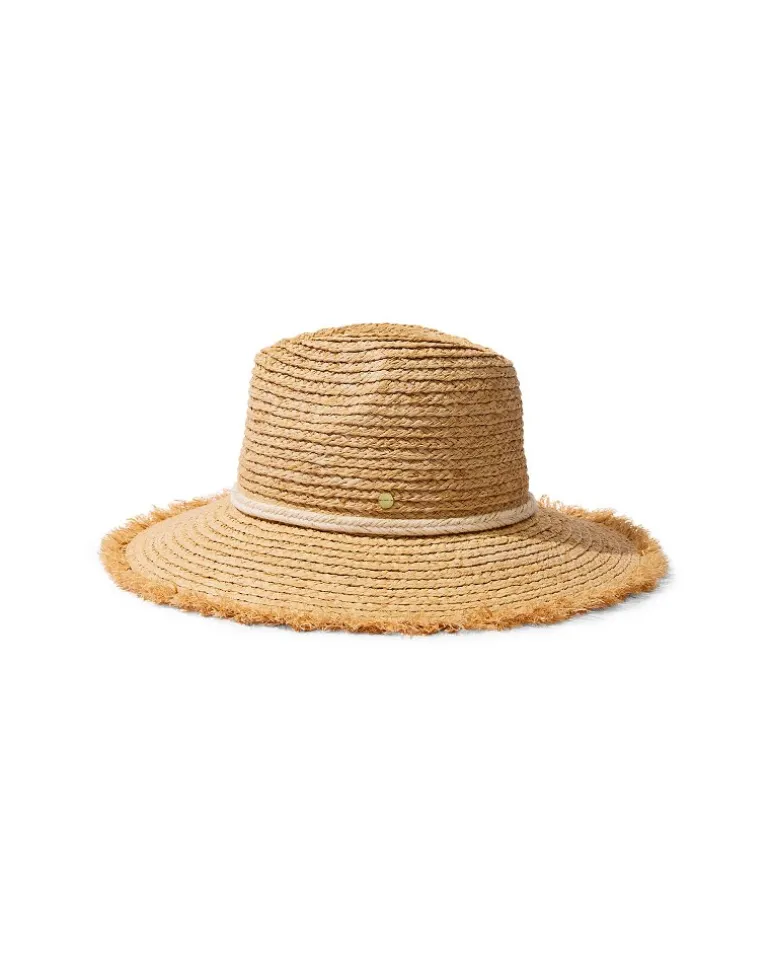 Brighton Fringe Brim Raffia Hat