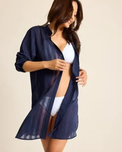 Cadiz Chiffon Boyfriend Beach Shirt