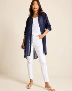 Cadiz Chiffon Boyfriend Beach Shirt