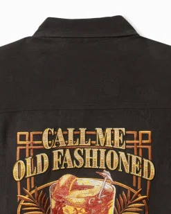 Call Me Old Fashioned Silk Camp Shirt