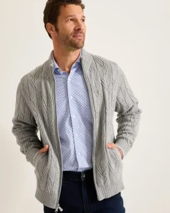 Capital Cable Full-Zip Cardigan