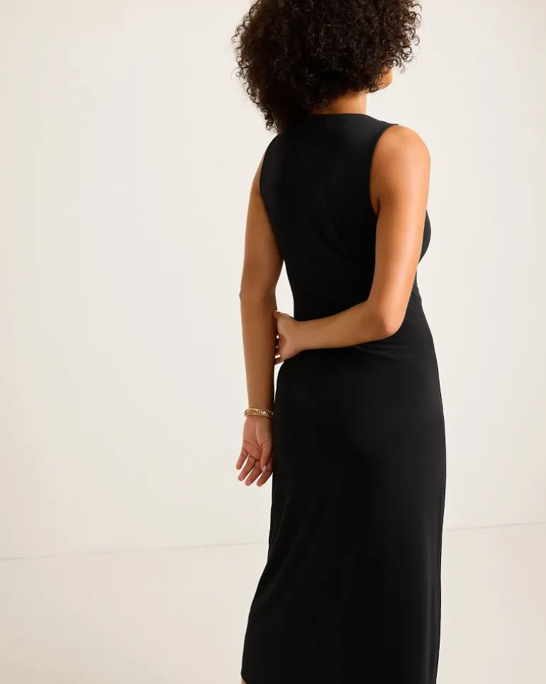 Clara Glimmer Maxi Wrap Dress