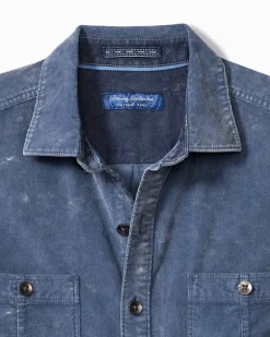 Coastline Cord Stretch Sun Fade Double-Pocket Shirt
