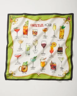 Cocktail Hour Silk Bandana