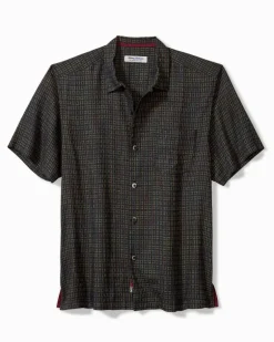 Coconut Point Prismatic Check IslandZone® Camp Shirt