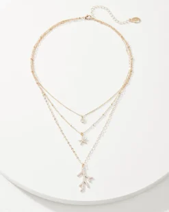 Coral Isles Sealife Charm Layered Necklace