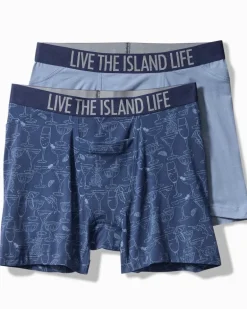 Cotton-Modal Boxer Briefs - 2-Pack