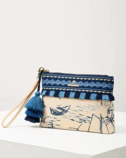 Daise Seascape Maci Wristlet