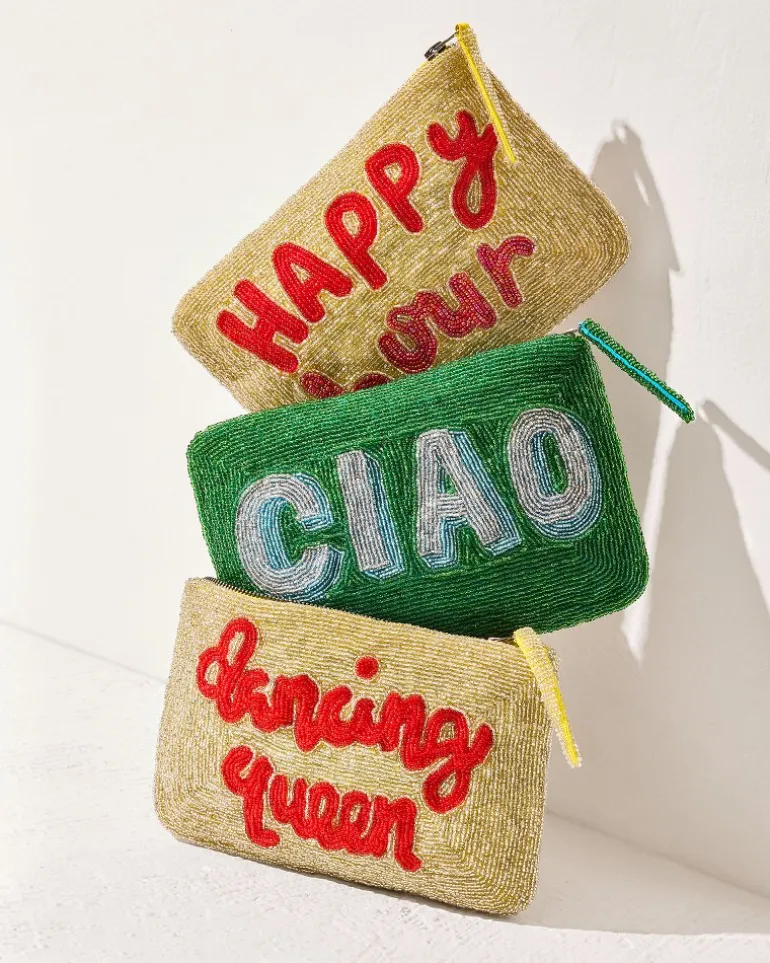Dancing Queen Beaded Clutch