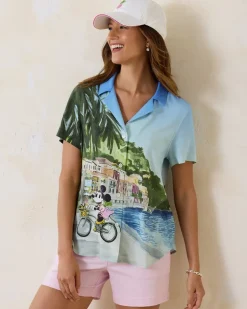 Disney Coastal Cruisin' Silk Camp Shirt