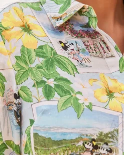 Disney Coastalina Postcard to Paradise Linen Dress