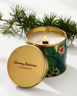Evergreen 10.6-oz. Floral Embossed Candle Tin