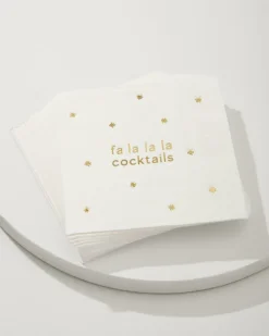 Fa-La-La Cocktail Napkins