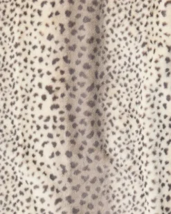 Faux Fur Printed Cheetah Throw