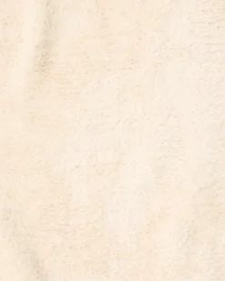 Faux Sable Ivory Knit Throw