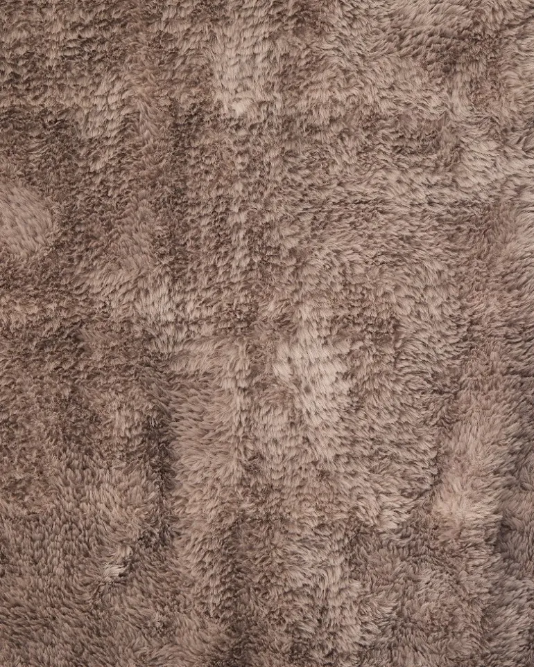 Faux Sable Mink Knit Throw