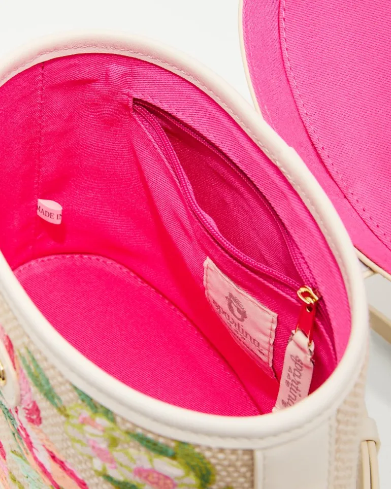 Flamingo Pineapple Crossbody Bag