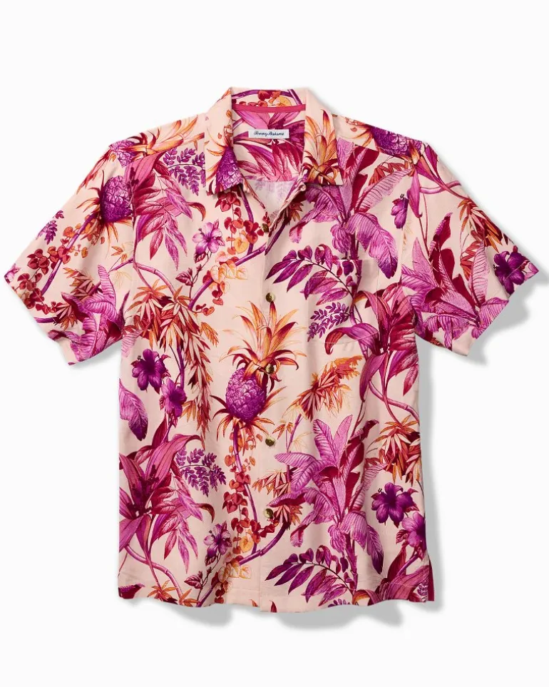 Garden of Hope and Courage Silk Camp Shirt