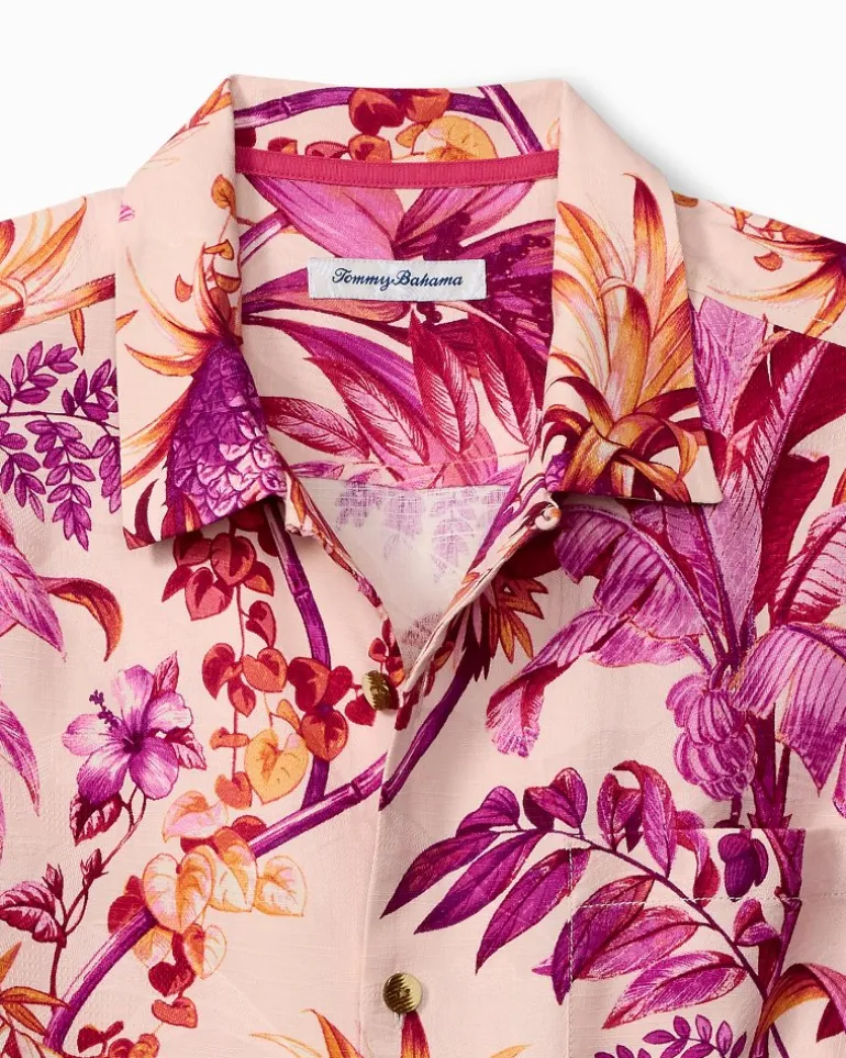 Garden of Hope and Courage Silk Camp Shirt