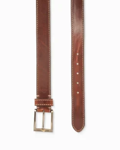 Heavy Stitch Leather Belt