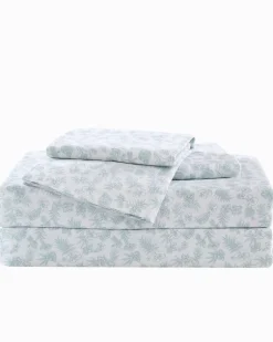 Hibiscus Bloom 4-Piece Queen Sheet Set