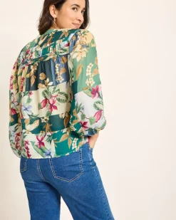 Hightide Flora Pintuck Blouse