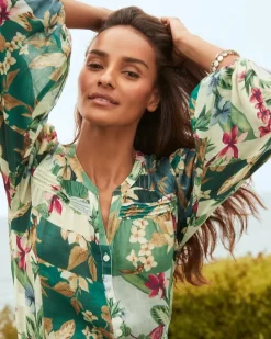 Hightide Flora Pintuck Blouse