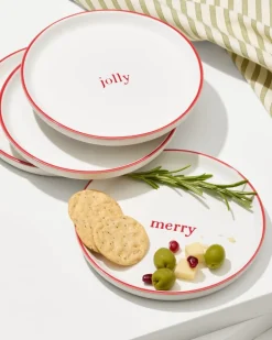 Holiday Appetizer Plates—Set of 4