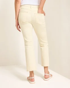 Indigo Palms™ Natural Mid-Rise Cropped Mini Bootcut Jeans