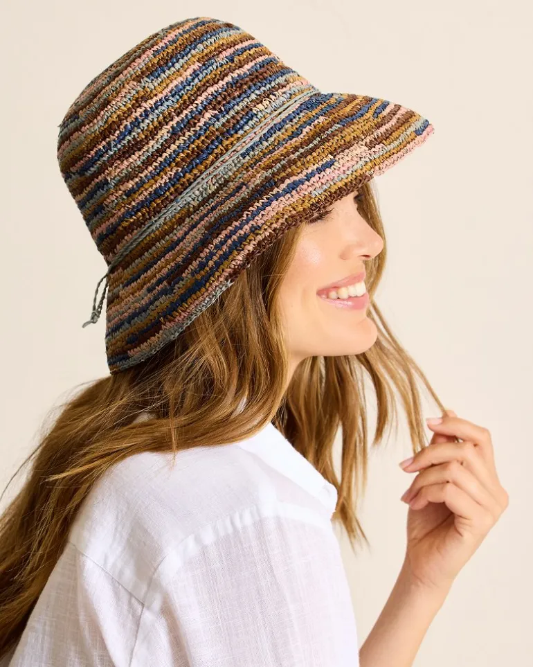 Iris Raffia Bucket Hat