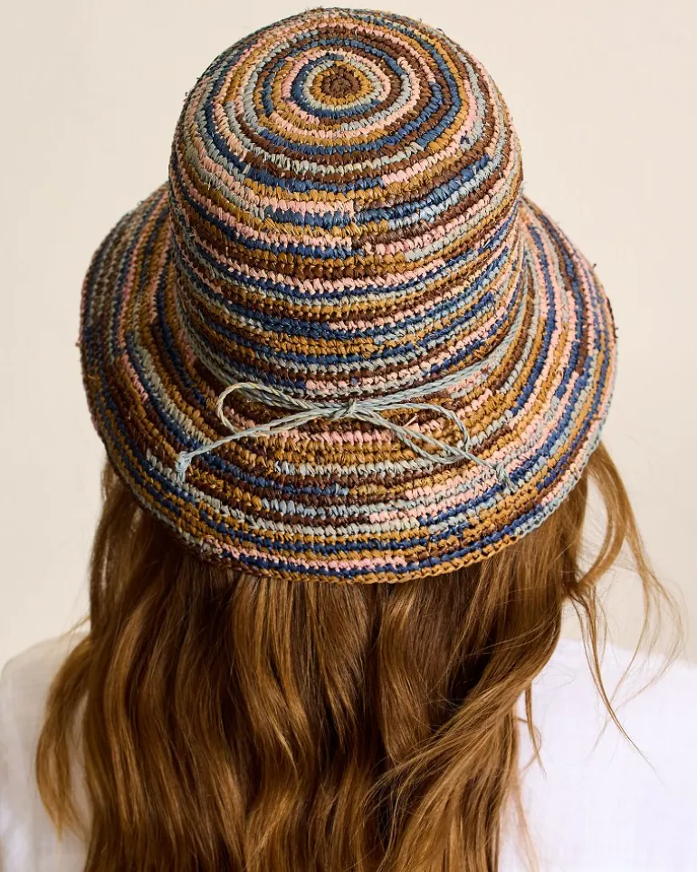 Iris Raffia Bucket Hat