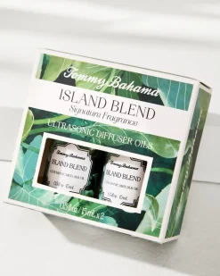 Island Blend Ceramic Pineapple Diffuser Oil Refill Set