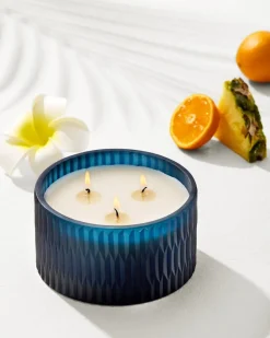 Island Blend 11.3-oz. Cut Glass 3-Wick Candle