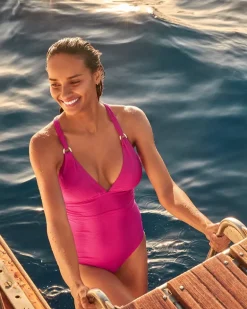 Island Cays Gold Ring One-Piece Swimsuit