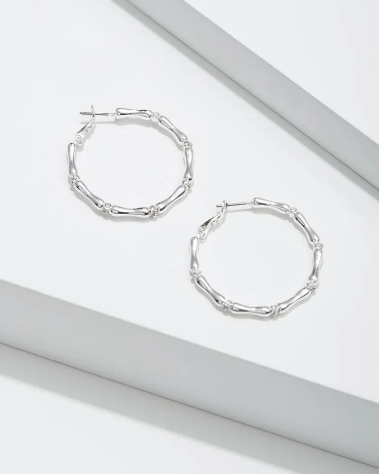Island Essence Bamboo Hoop Earrings
