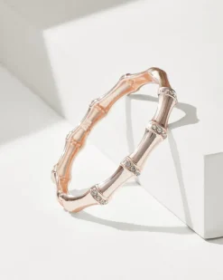 Island Essence Rose Gold Bamboo Bracelet
